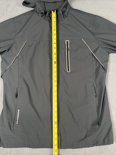 MOERDENG Lightweight Waterproof Hiking Jacket, Removable Hood Mens Medium - Picture 5 of 13