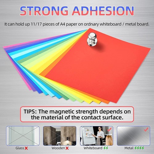 24 Mini-Magnete N52 mit Aufbewahrungsbox für Whiteboard & Pinnwand - Bild 5 von 10
