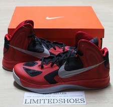 NIKE HYPERFUSE RED GREY BLACK 525022-602 2012 2011 2013 US 15 pe blue zoom white