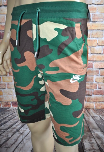 nike camo fleece shorts