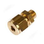 6mm x 1/8" BSP Adaptor Male Straight Compression Coupling Brass CxMI