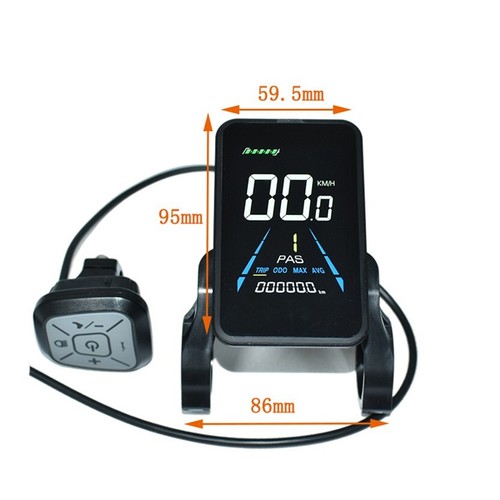 48VYL81F LCD Multi-function Display Waterproof Connector E-bike Scooter Parts - Picture 7 of 12