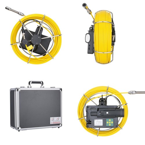 Sistema de inspección de alcantarillado industrial portátil 50M 17mm IP68 1200 TVL cámara - Imagen 7 de 9