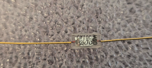 '1 PEZZO' - PN# CY10C2R7C - CGW - RESISTENZA, FISSA, VETRO DIELETTRICO - PIOMBO ORO - Foto 3 di 4