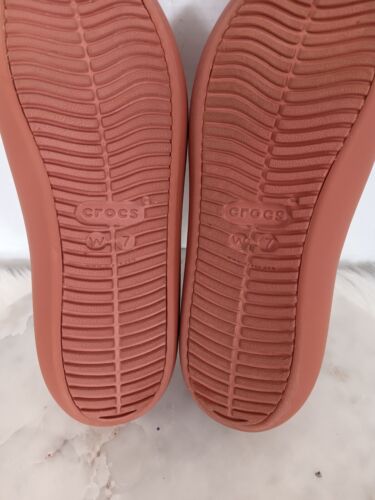 Scarpe basse Crocs donna taglia 7 slip on arancione bruciato - Foto 13 di 13