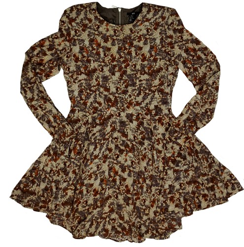 H&M Damen Kleid Braun Größe 8 - Bild 1 von 12