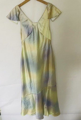 NWT $128 WeWoreWhat lace satin slip dress maxi dress size 2 - Picture 2 of 8