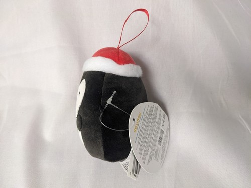 Squishmallows Luna Babbo Natale Pinguino Peluche Ornamento KellyToy Decorazione Natalizia 4" - Foto 5 di 10