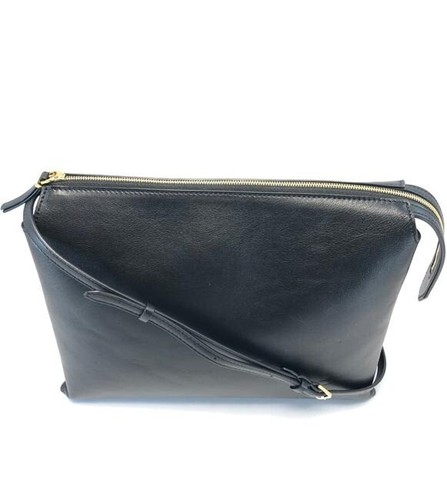 THE ROW Nu Twin Black Leather Shoulder Bag $1790 | eBay