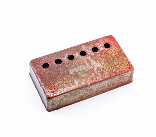 AGP ™ - Aged Relic Chrome Humbucker Cover Single *50mm Pole Spacing #4262448