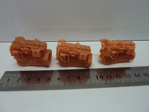 3D print high detail H0 heavy motors x 3 pcs, wagon Ladegut,unpainted, Artitec 3 - Picture 3 of 6