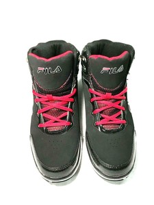 FILA BIG BANG Mens Basketball Shoes Sneakers Black on Black Red Laces Sz 10.5 | eBay