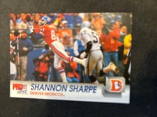 1992 Pro Set Football Card #487 Shannon Sharpe Denver Broncos NmMt Free Shipping