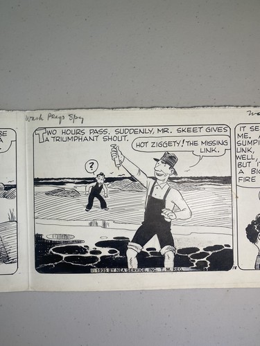 1935 Roy Crane Wash Tubbs & Captain Easy Original Comic Art VINTAGE Comic Strip - Bild 6 von 8