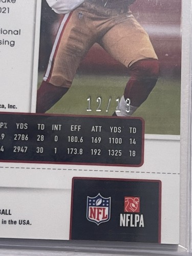 Optic Contenders 2021 Trey Lance automático/13 🔥🔥 - Imagen 2 de 7