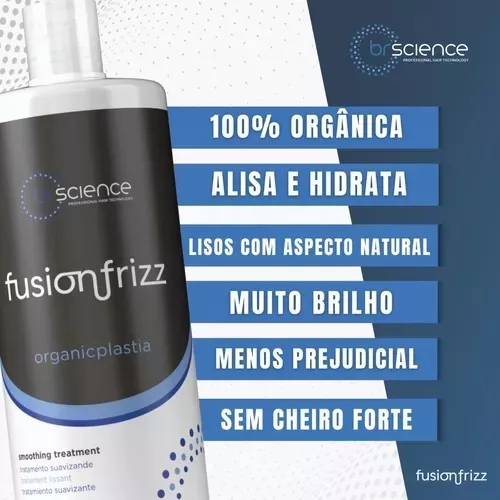 Brscience Organic Progressive Keratin Treatment Fusion Frizz 1L/33.8 fl oz - Picture 2 of 10