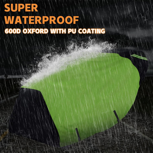 Riding Lawn Mower Cover with Bagger Attachment,Waterproof Heavy Duty Fits up to - Picture 7 of 12