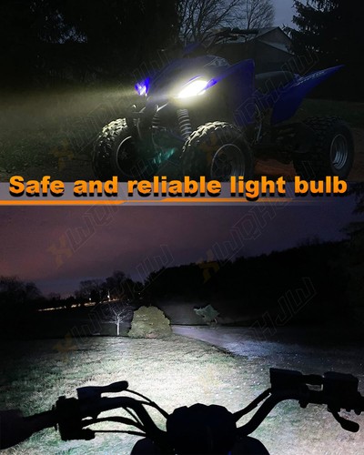 For Kawasaki Mule 600 610 3000 3010 2x H6M 80W 6500k LED Headlight White Bulb - Picture 9 of 9