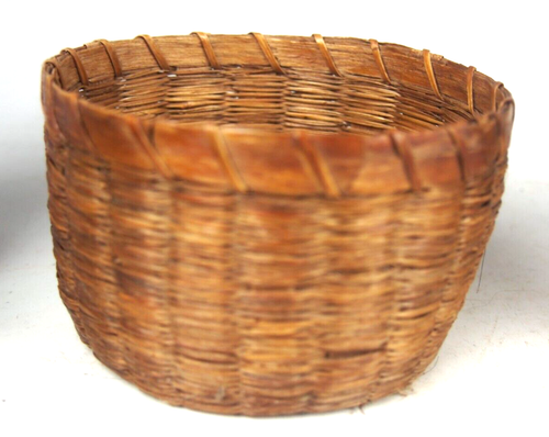 3 DEMINUATIVE VINTAGE AMERIKANISCHE SAMMELKÖRBE - GRÖSSTER mit GRIFF 4" hoch - Bild 5 von 10