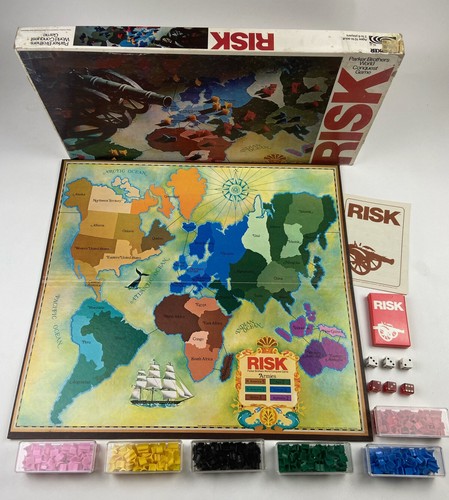 VTG Original 1975 Risk Board Game Parker Brothers World Conquest NO. 44 COMPLETE - Picture 2 of 15