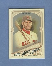 2018 Topps Allen & Ginter - Hot Box Parallel - #51 - J.D. Martinez - Red Sox