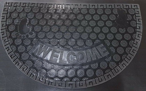 Non Slip Heavy Duty Rubber Floor Mat Outdoor Doormat Halfmoon Rectangle Shape* - Picture 41 of 67