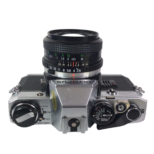 OLYMPUS OM10 con obiettivo grandangolare 28mm, fotocamera pellicola 35mm, TESTATA - Foto 4 di 24