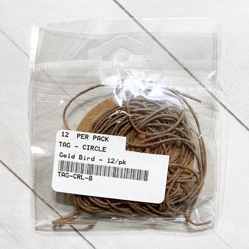 Etiquetas de regalo para pájaros 12 papel metálico Kraft 2,5" City - Imagen 11 de 11