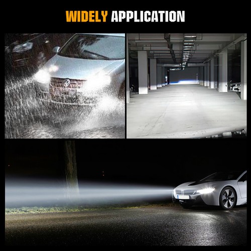 2X H4 9003 Bi-LED Mini Projector Lens LHD Headlight Kit Bulbs Hi/Lo Beam 50000LM - Picture 8 of 13