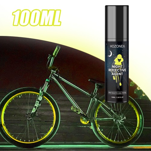 100 ml Nacht reflektierendes Spray Warnung Sicherheit fluoreszierend hell Sprühfarbe - Bild 8 von 14