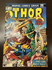 Thor #223: “Hellfire Across The World!” MVS Intact, Marvel 1974 FN