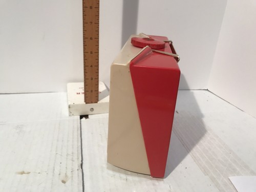 Westinghouse H-598P4 Tube Radio Beige, Scarlet Red Portable Parts Repair Vintage - Picture 5 of 14
