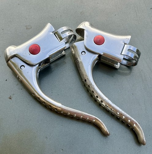 Vintage Shimano 600 Arabesque Brake Levers Non Aero Lever 23.8 Bike Drop Bar - Picture 3 of 3