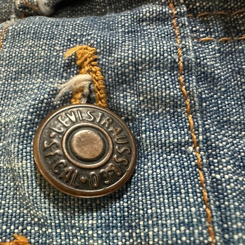Vintage 1971 Levi’s flare Button Fly Bell Bottom Jeans - Picture 3 of 14