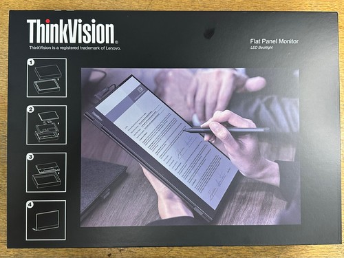 Lenovo ThinkVision M14t 35,6 cm (14") 1920x1080 Pixel Full HD LED schwarz - Bild 1 von 9