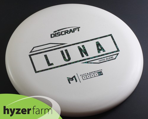 Discraft MCBETH PUTTER LINE HARD LUNA *pick weight/color* Hyzer Farm disc golf - Picture 10 of 11