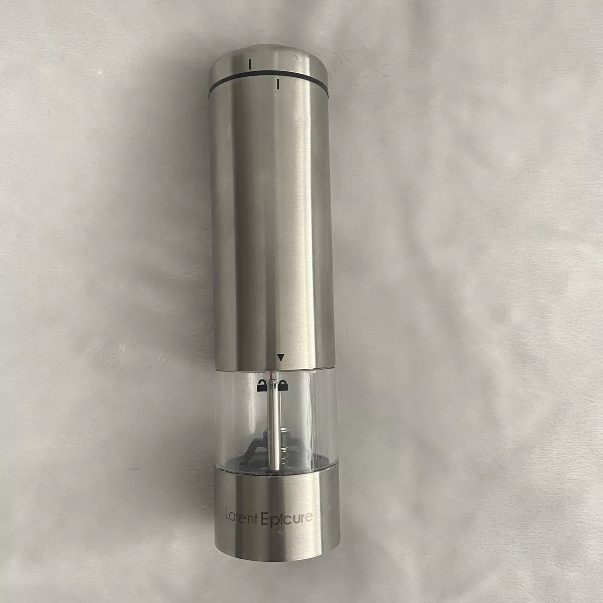 Latent Epicure Salt Mill Grinder Battery Operated with Light eBay
