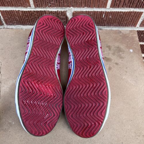 RARE ADIDAS Moscow Kremlin Sneakers Tennis Shoes Russian Red Blue White Sz 6.5 - Picture 8 of 17