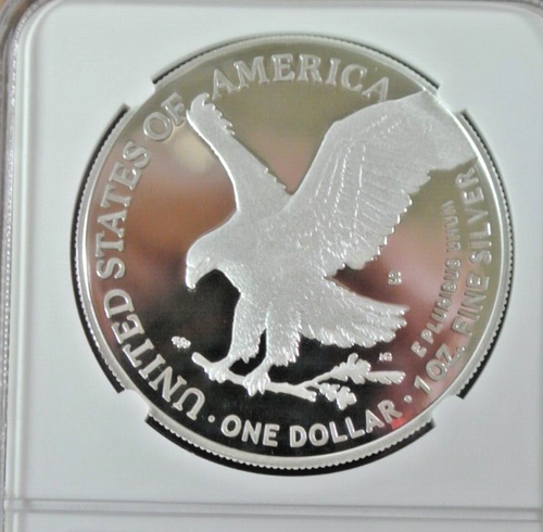 2024 S Silver American Eagle NGC PF70 Ultra Cameo GOLDEN GATE LABEL - Picture 4 of 6