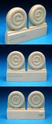 1/48 BarracudaCast BR48086 resin WWII Russian Fighter Mainwheels 1/48 BarracudaCast BR48086 resin WWII Russian Fighter Mainwheels