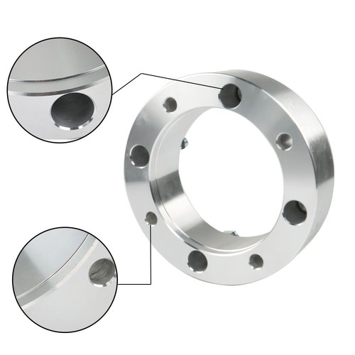4x espaciadores de rueda 4x156 2" 131 mm M12x1,5 plateados para Polaris Ranger RZR 2013+ - Imagen 9 de 9