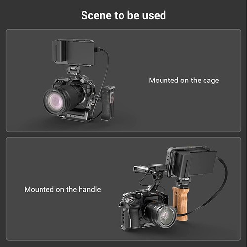 SmallRig Swivel and Tilt Adjustable Monitor Mount with 1/4" Screws Mount 2904B - Picture 7 of 8