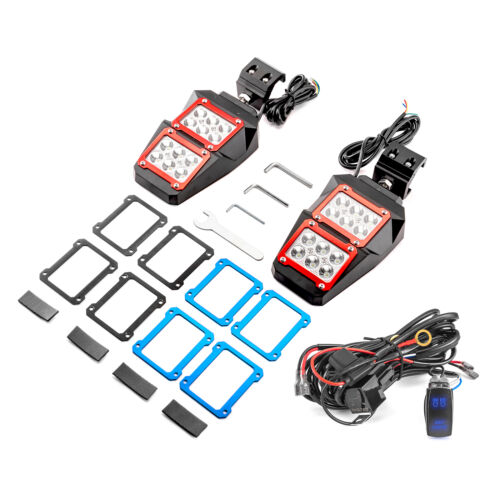 WEISEN Side Rear Mirror w/LED Lights Wire Fit Can Am Defender HD5/10 Pro-Fit Cab - Bild 13 von 15