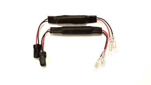 Câble Adaptateur Avec Résistance Clignotants LED pour Harley Davidson Modèle 10W - Bild 1 von 4
