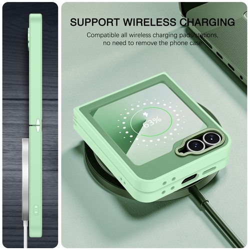 Magsafe Hülle für Samsung Galaxy Z Flip 6 5G Hülle Magnet Stoßfest Handyhülle - Bild 27 von 28