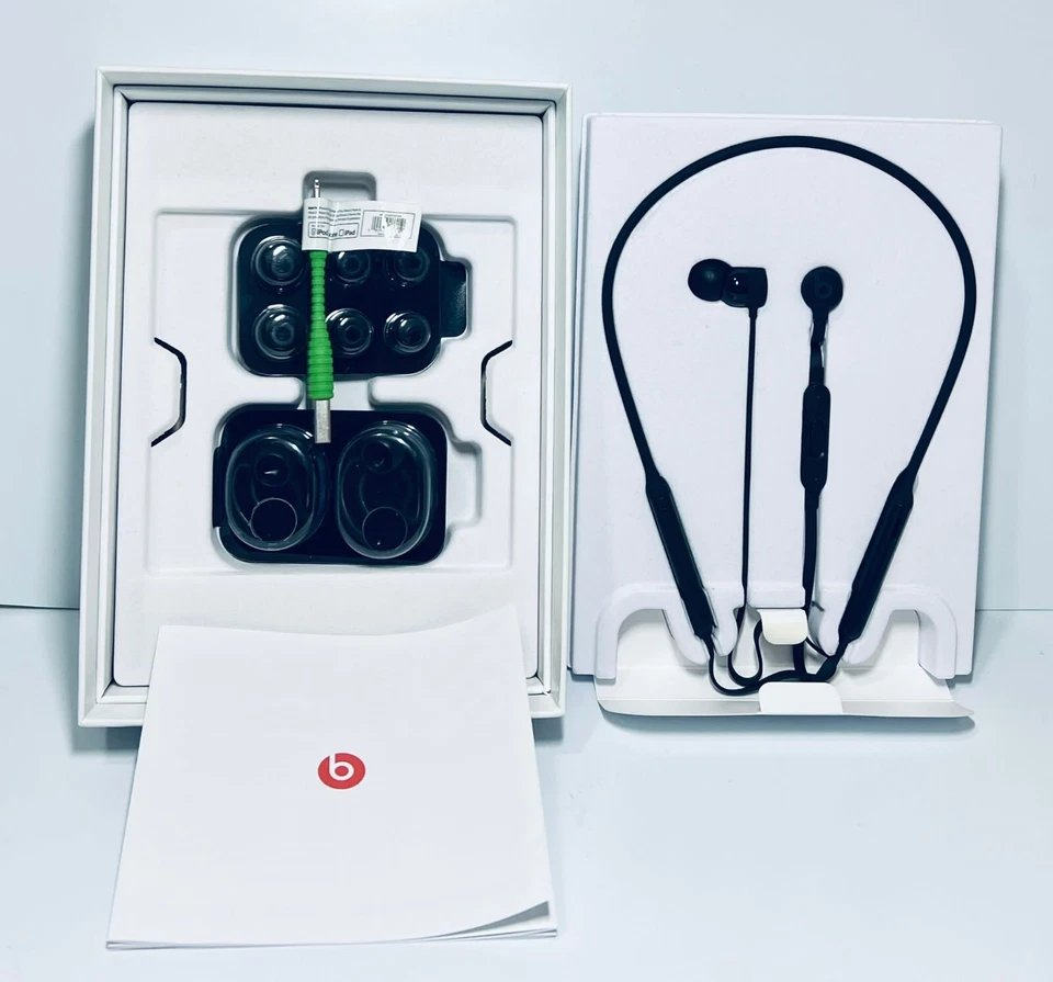 Auriculares internos inalámbricos Bluetooth Beats X ✅️-negros💯🎧probados Foto 4 de 4