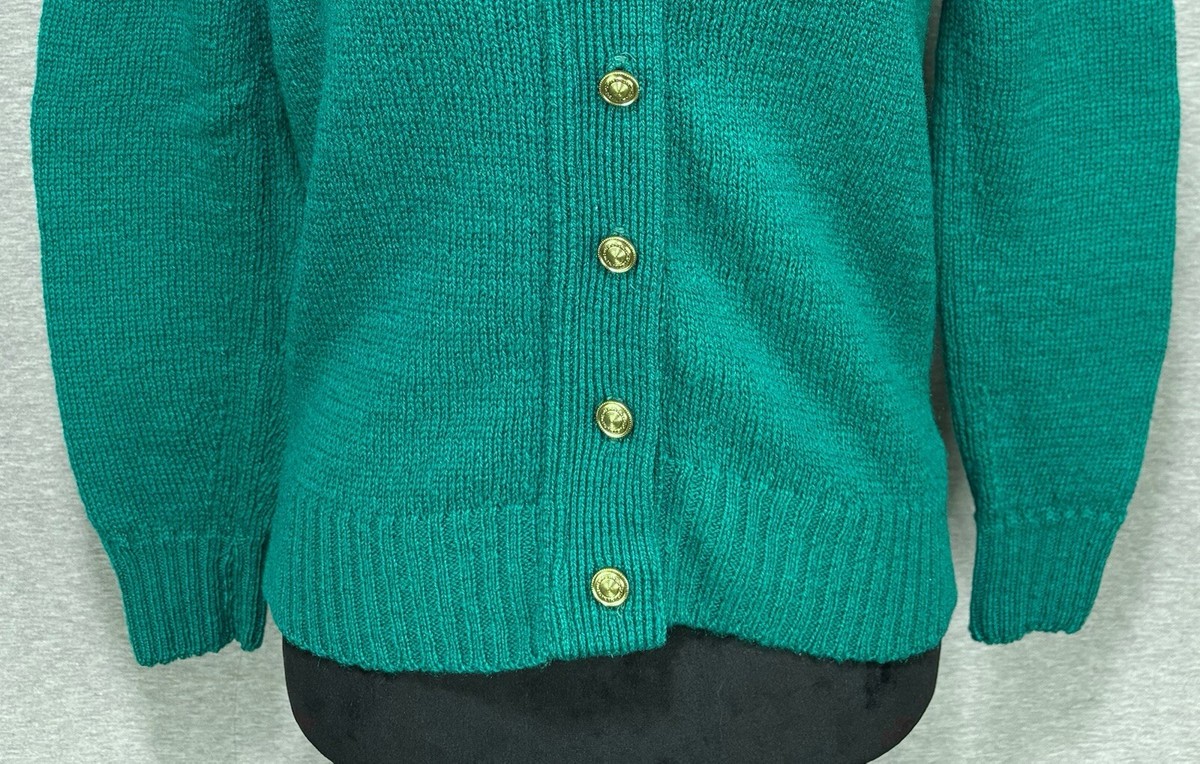 Vintage 60's 70's Pendleton Medium Sweater Cardigan Green Vintage 60's 70's Pendleton Medium Sweater Cardigan Green
