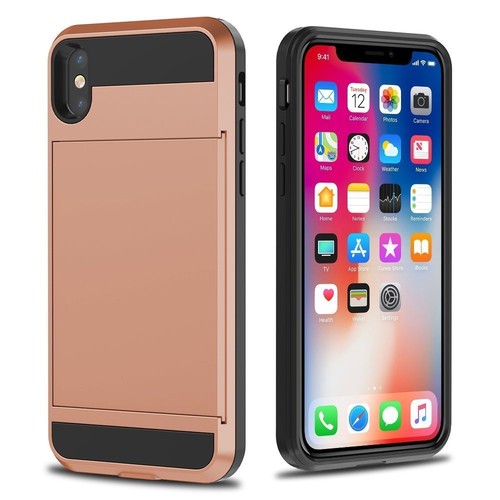 Funda rígida híbrida a prueba de golpes para iPhone X XR XS Max - Imagen 16 de 40