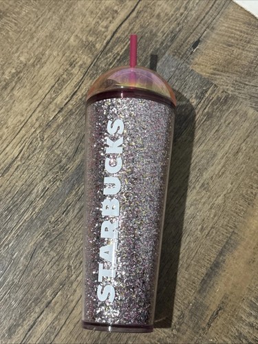 Starbucks 2024 Holiday Sparkle Dome Lid  24 Oz Venti Cold Cup Tumbler NEW - Picture 2 of 2