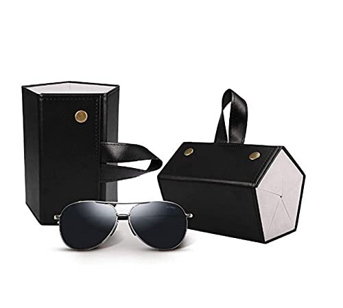 Estuche De Viaje Para Gafas De Sol Con 5 Ranuras Estuche De Cuero Para Anteojos - Bild 5 von 8